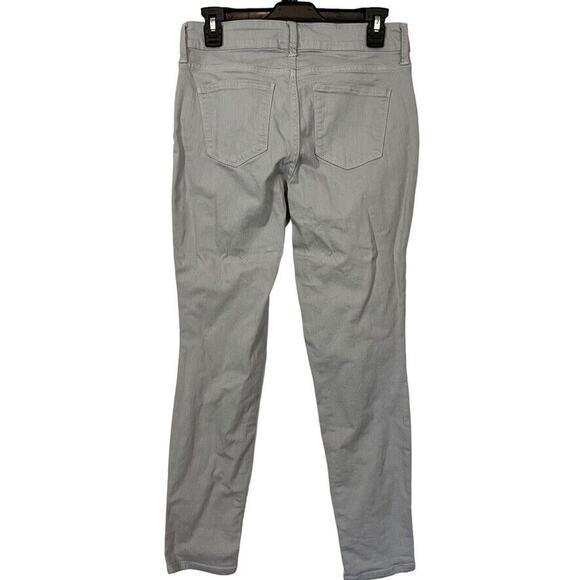 NYDJ Alina Gray Womens Convertible Ankle Mid Rise Stretch Tapered Jeans sz 4 - Picture 16 of 16